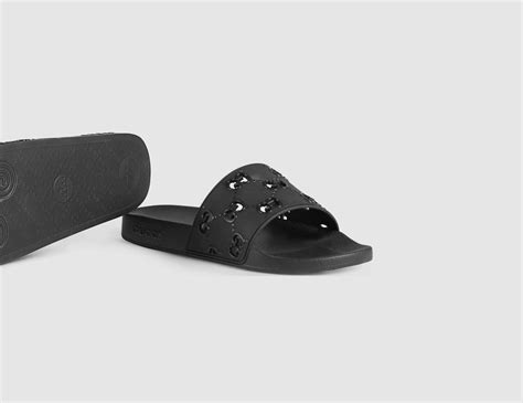 gucci tian slides sizing|Gucci leather slide size chart.